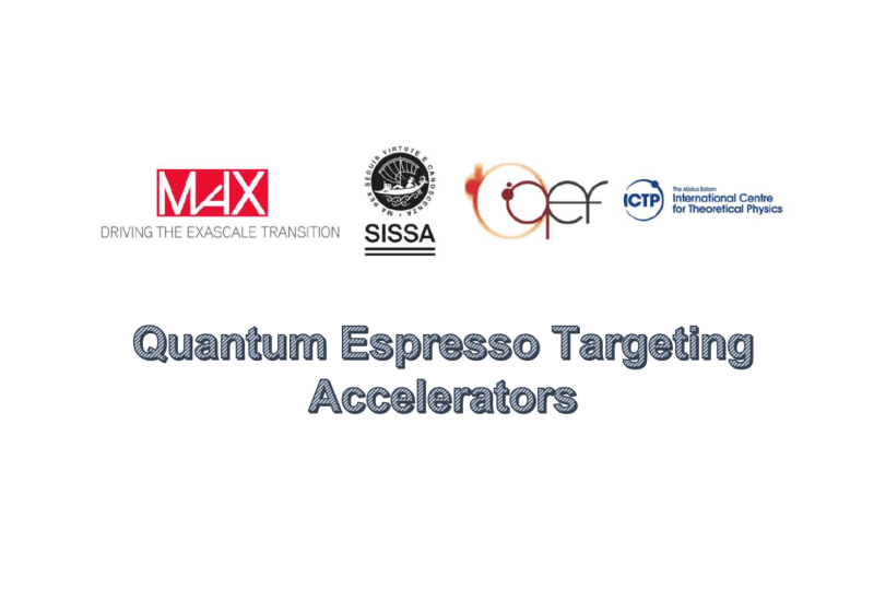 Quantum Espresso Targeting Accelerators Training