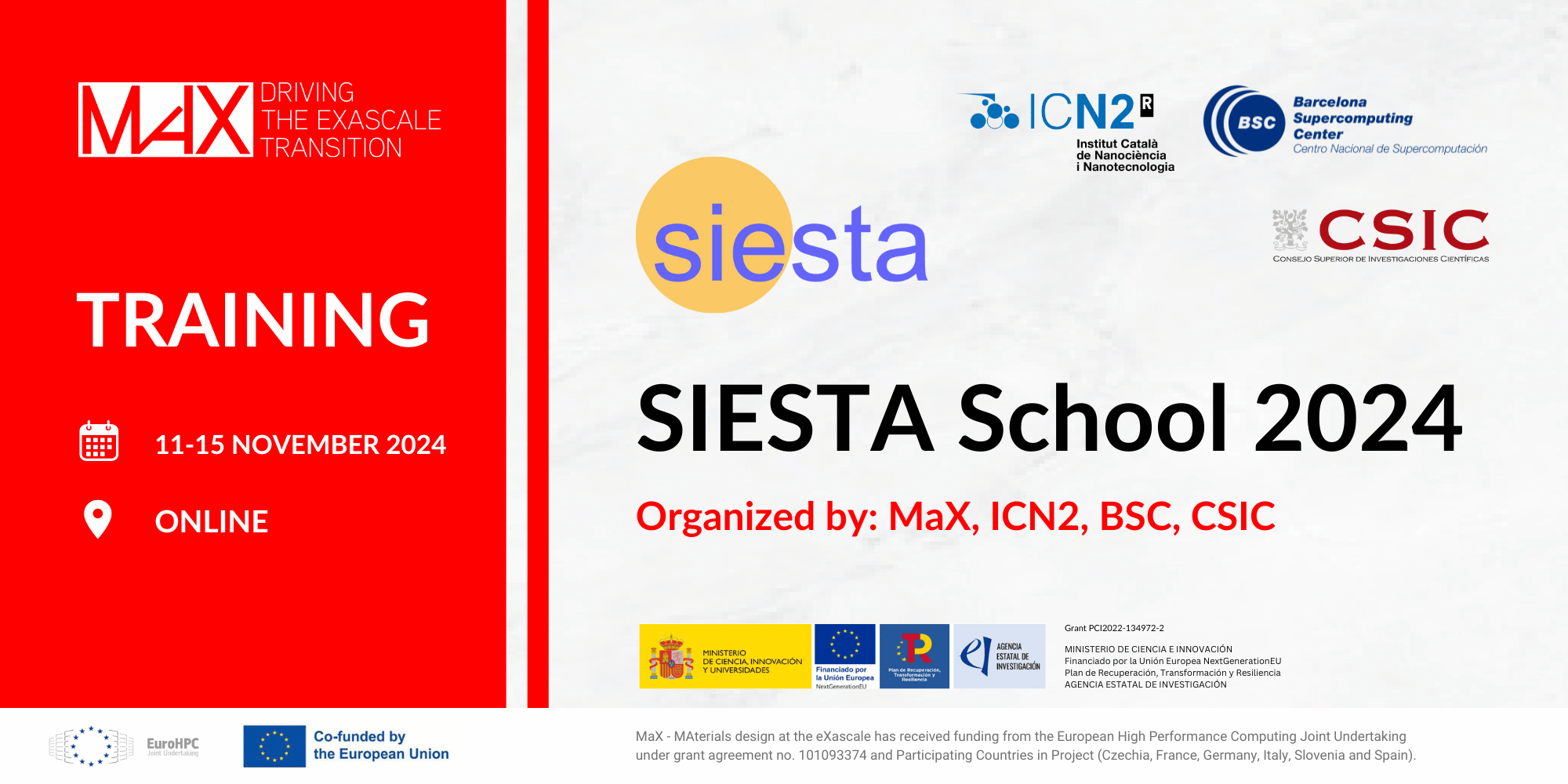 SIESTA School 2024