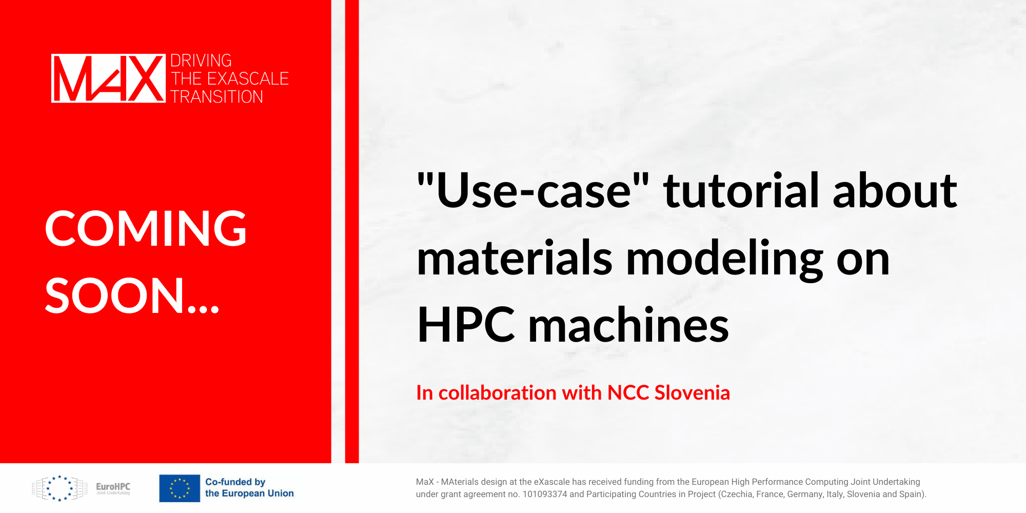 "use-case" tutorial about materials modeling on HPC machines.