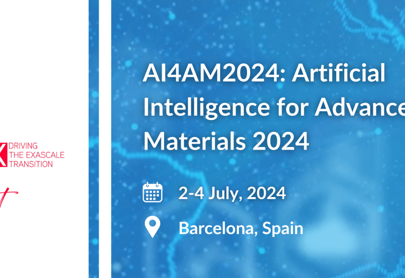 MaX participates at “Artificial Intelligence for Advanced Materials 2024” (AI4AM2024) 