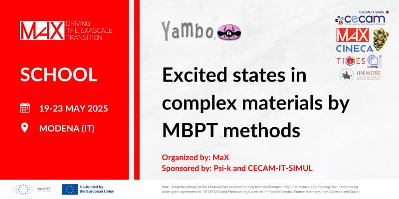 Excited states in complex materials by MBPT methods