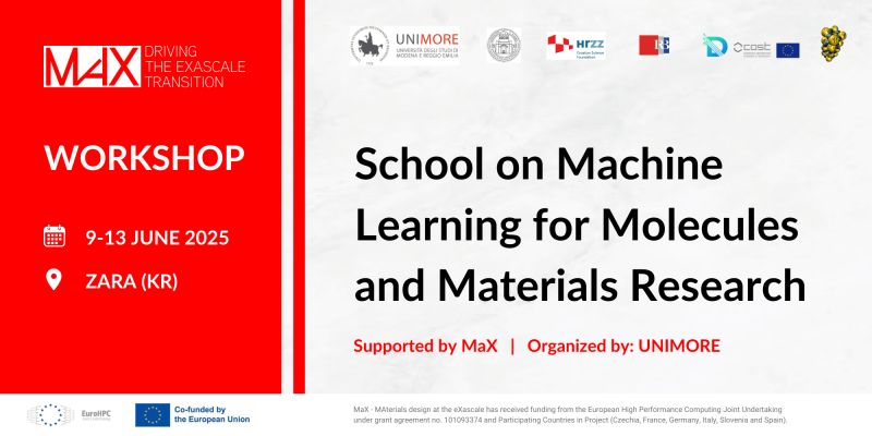 School on Machine Learning for Molecules and Materials Research