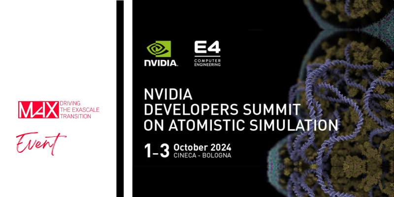 NVIDIA Developers Summit on Atomistic Simulation