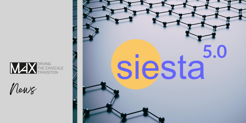 New Software Release: SIESTA 5.0