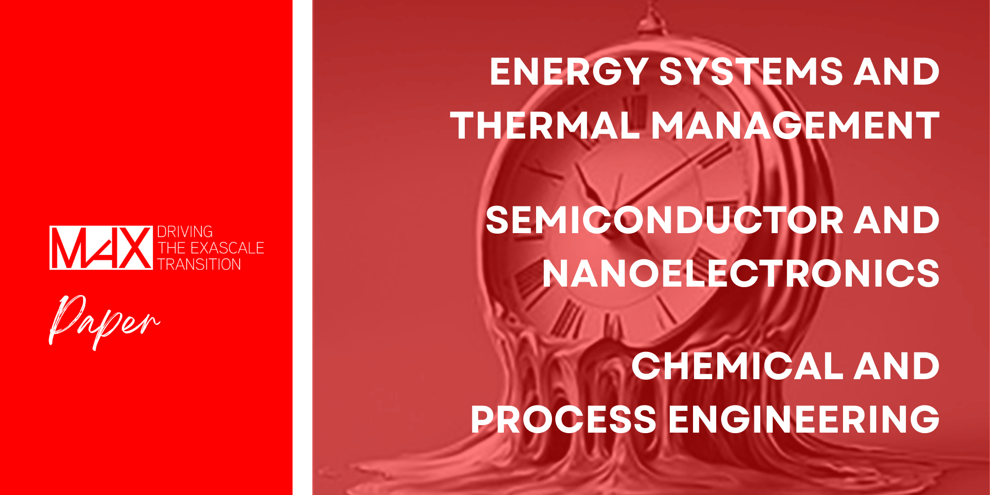 Energy systems and thermal management, Semiconductor and nanoelectronics, Chemical and process engineering.